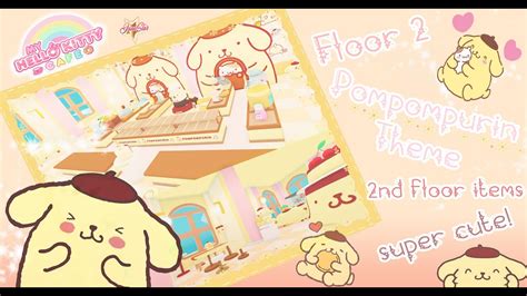 ⭐floor 2 Speed Build Hello Kitty Cafe ⭐pompompurin 2nd Floor Items