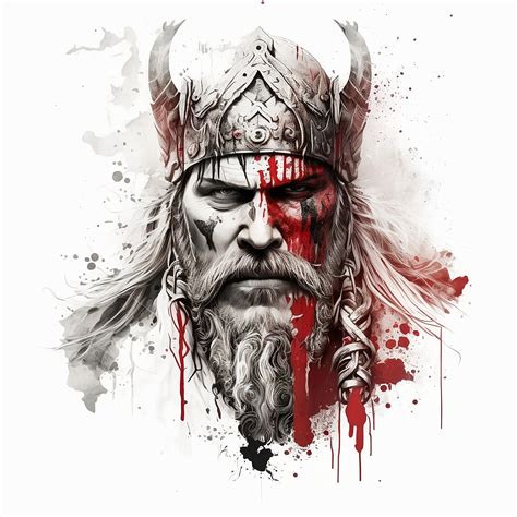 Viking Tattoo Design White Background PNG File Download High Resolution ...