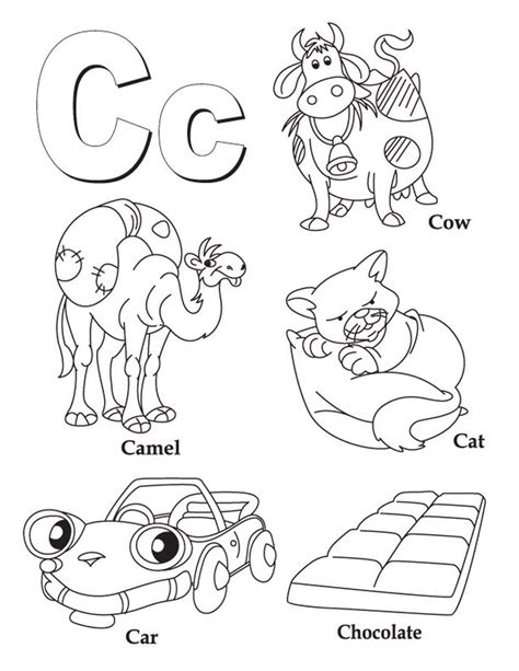 Letter C Worksheets Coloring