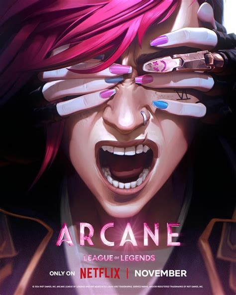 Arcane Season 2 Poster Violet And Jinx League Of Legends Poster