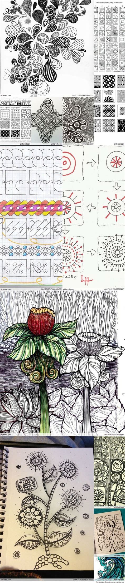 Zentangle Drawings Doodles Zentangles Doodle Drawings Doodling