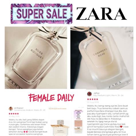 Jual SALE Zara CASHMERE ROSE Atau NUDE BOUQUET EDP 100ML FOR WOMEN Indonesia Shopee Indonesia