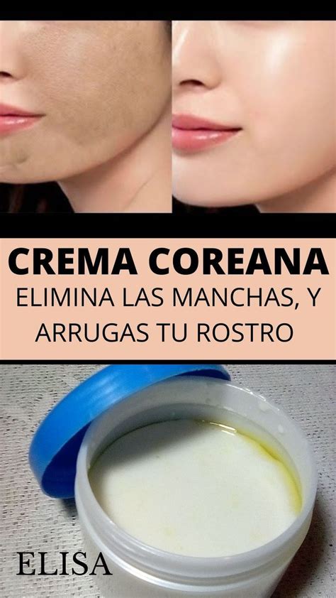 Crema Coreana Elimina Las Manchas Arrugas Y Aclara El Rostro