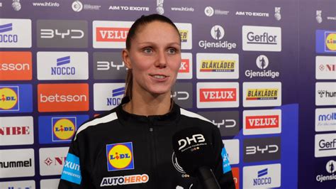 WM Der Frauen Deutschland Vs Japan Interview Xenia Smits Video