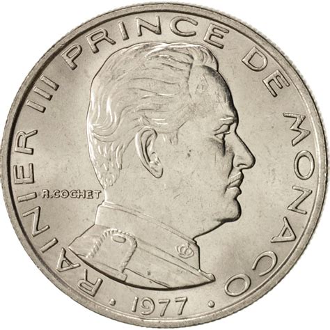 Monaco Rainier Iii Franc Nickel Km Gadoury