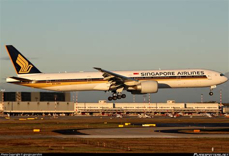 V Swi Singapore Airlines Boeing Er Photo By Giorgio Parolini