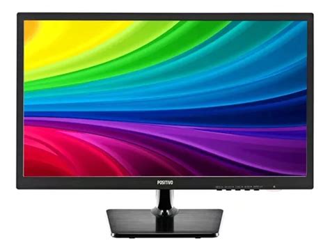 Monitor Positivo Lcd Vga Bivolt Ajuste De Inclina O