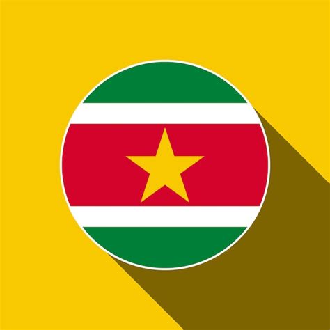 Premium Vector | Country suriname suriname flag vector illustration