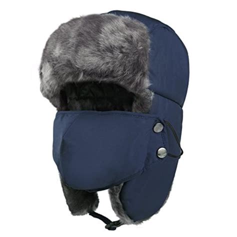 Vbiger - vbiger trapper hat with ear flaps nylon windproof winter warm ...