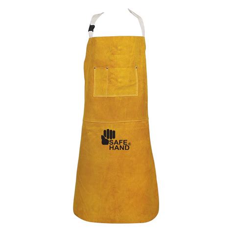 Kevlar Stitched Golden Cow Split Leather Welding Apron