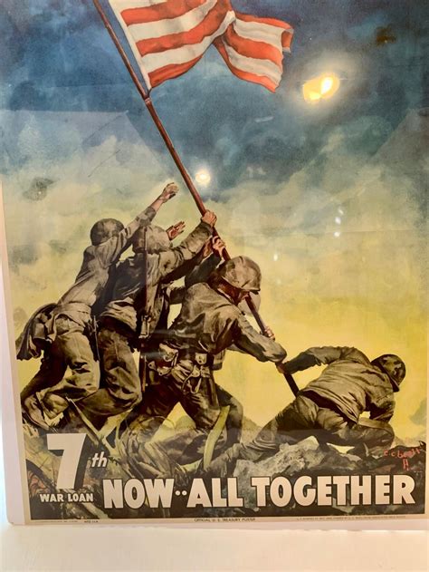 Sold Price Wwii Usmc Iwo Jima War Bond Poster February 2 0120 8 00 Pm Est