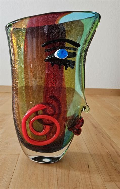 Murano Vase Gesicht Kaufen Auf Ricardo