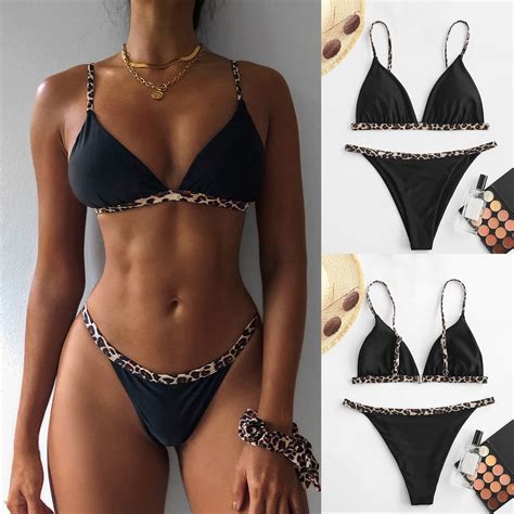 Bikini De Cintura Alta Para Mujer Traje De Ba O Sexy Para Mujer