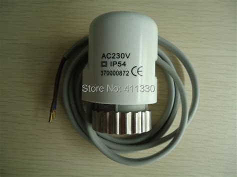 Ac220v No 2 Wires Manifold Wax Electro Thermal Actuatoractuator Aliexpress