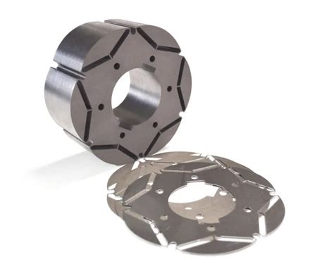 Rotor Core Laminations With Bonding Varnish Backlack Technology