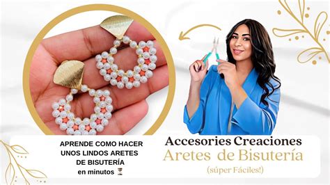 Como Hacer Aretes De Perla Aretes De Perlas Y Mostacillas Aretes De