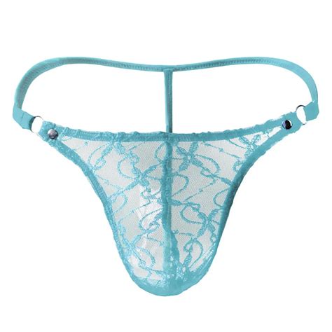 Men S Sexy Lingerie Underwear Lace Mesh G String Thongs Panties Briefs Ddd Bras For Women