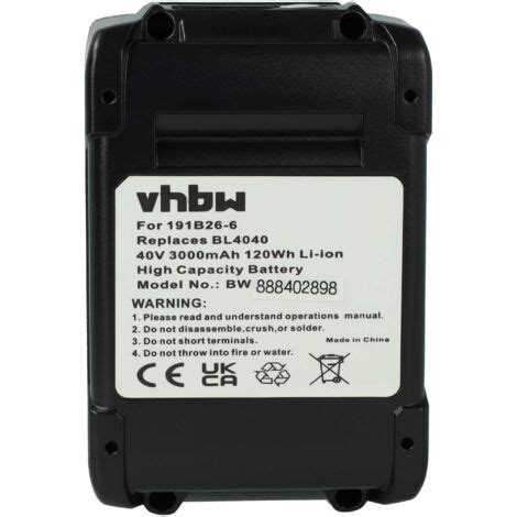 Vhbw X Batterie Compatible Avec Makita W G Ux Gz Outil Lectrique