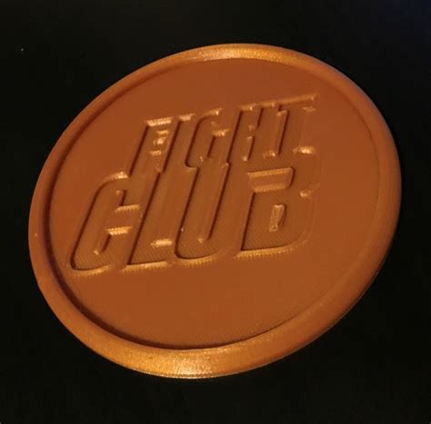 Archivo STL Posavasos del Club de la LuchaDiseño imprimible en 3D para