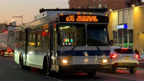 Rockaway Park Beach 116th St Bound 2007 Orion VII OG HEV 3675 Q35 Bus