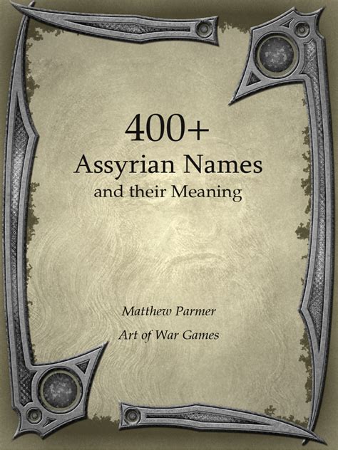 400 Assyrian Names and Their Meaning | PDF | Assyria | Mesopotamian ...