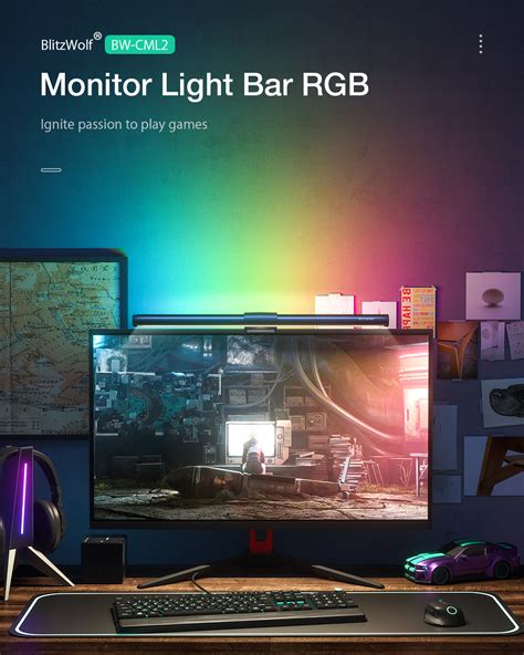 Blitzwolf Bw Cml Rgb Gaming Monitor Light Bar Price In Bangladesh