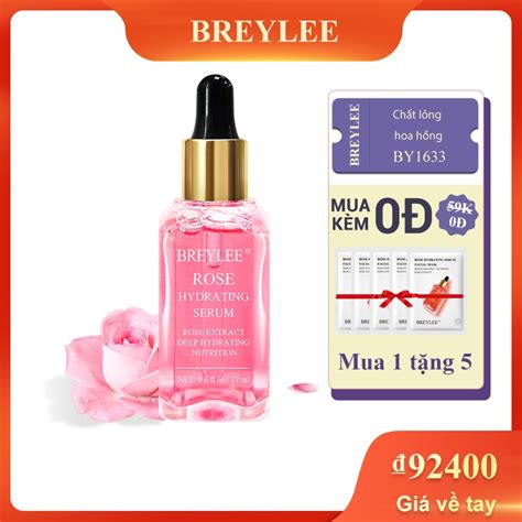 Serum Breylee Hoa Hồng 17ml Dưỡng Ẩm Sâu Làm Trắng Tái Tạo Da Chống Lão