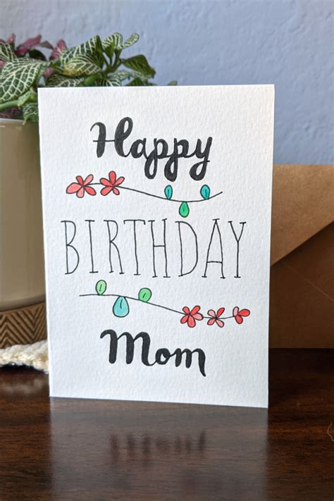 How To Make Handmade Birthday Cards For Mom