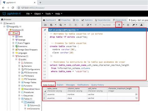 Tutorial De Postgresql Crear Una Tabla Create Table