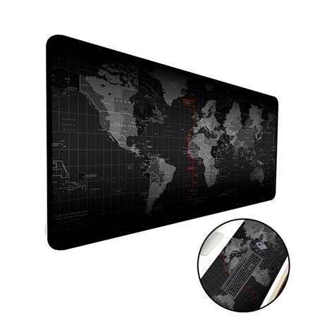 Mouse Pad Gamer Speed Extra Grande Mapa Mundi