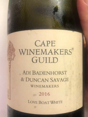 Badenhorst Cape Winemakers Guild Love Boat White Vivino Us