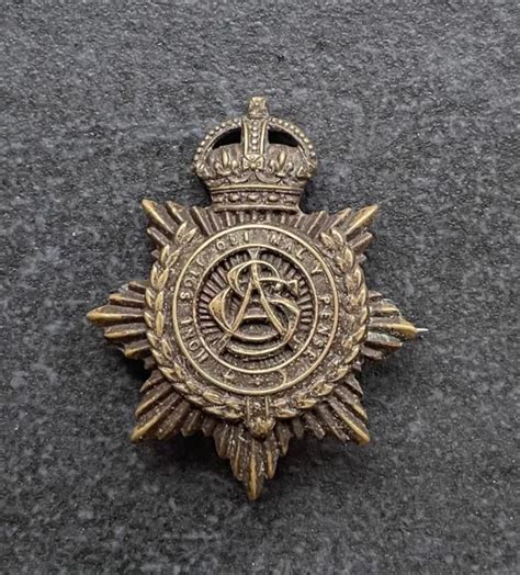 GENUINE WW1 ARMY Service Corps Officers Bronze Sweetheart Badge 10 00