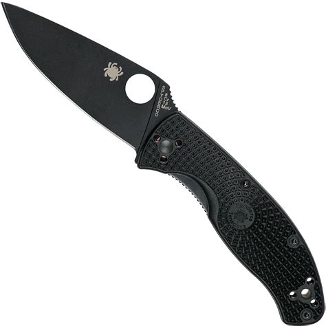Spyderco Tenacious Light-weight Black C122PBBK FRN pocket knife ...
