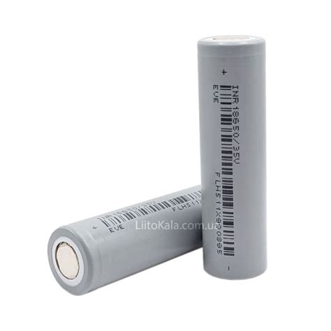 Аккумулятор 18650 EVE INR18650 35V 3500mAh 10A Li ion liitokala ua