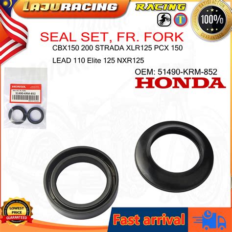 51490 Krm 852 Honda Front Fork Oil Seal Xr125 150 Supremo150 Cbr150 Adv