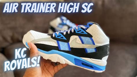 Air Trainer SC High Royals Alternate Review On Feet YouTube