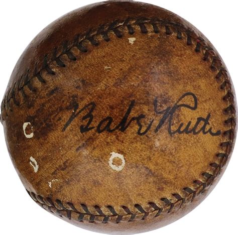 Signature Moment Babe Ruth Signed Baseball With Video Proof