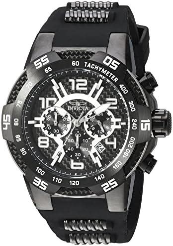 Amazon Invicta Men S Speedway Quartz Multifunction Black Dial