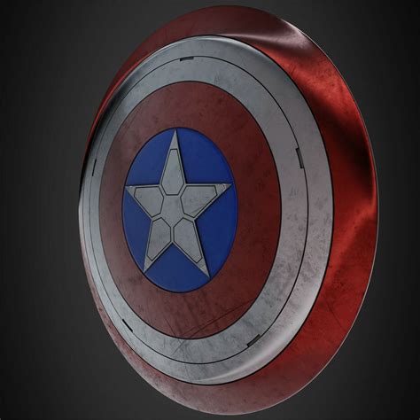 Stl File Captain America Vibranium Shield For Cosplay D Printable