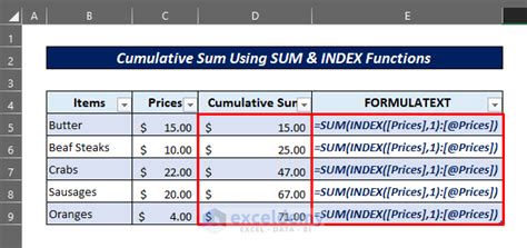 How To Calculate Cumulative Sum In Excel 9 Methods Exceldemy