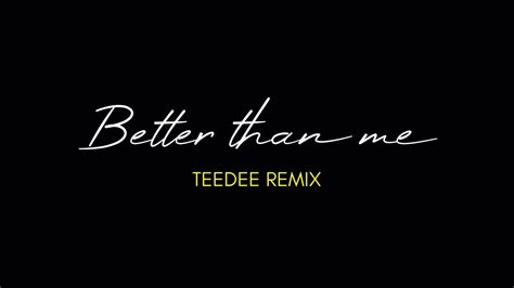 TeeDee Love You Better Than Me Extended Remix Joblot Volume 2