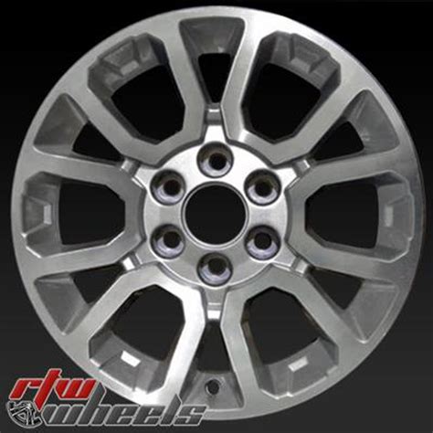 18 Gmc Sierra Wheels For Sale 2014 Machined Rims 5649