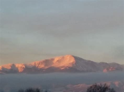 An Early Morning View Of Pikes Peak Parks Coloradosprings Gov