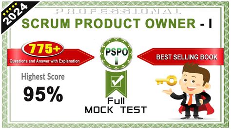 Pspo I Scrum Product Owner Mock Test Exam Latest Q A