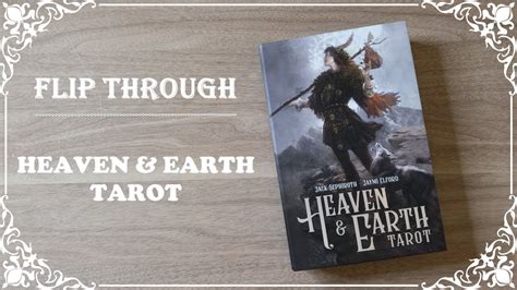 Heaven And Earth Tarot Book And Card Set Unboxing And Flip Through