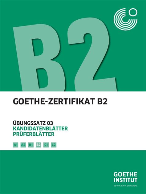 Goethe Zertifikat B2