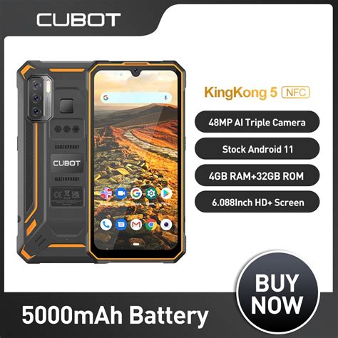 Genuine And NewCubot KingKong 5 6 088 4GB 32GB Rugged Smartphone