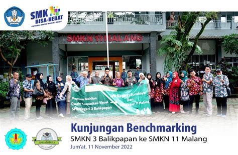 Kunjungan Benchmarking Smkn Balikpapan Smk Negeri Malang Pusat