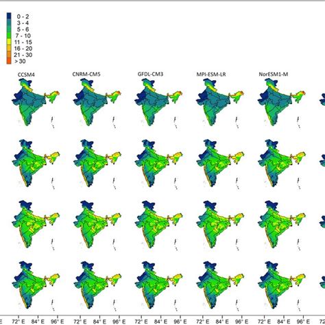 Climatology Of JJAS Mean Precipitation Mm Day For 1970 To 2005 From