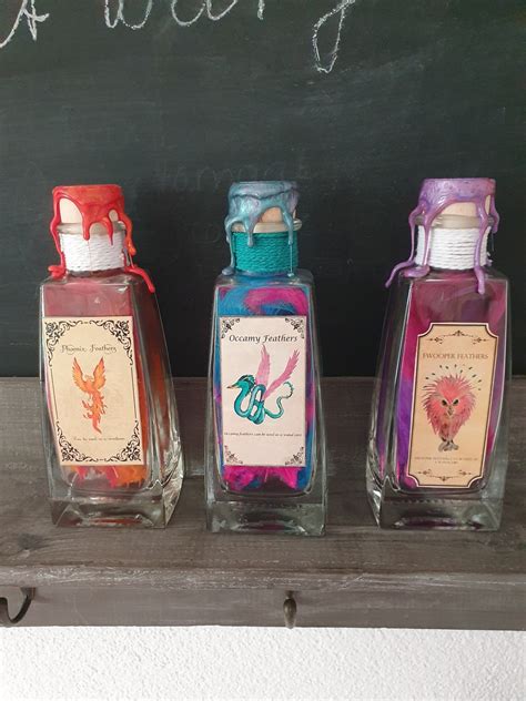 Set Of Harry Potter Fantastic Beasts Potions Occamy Phoenix Fwooper